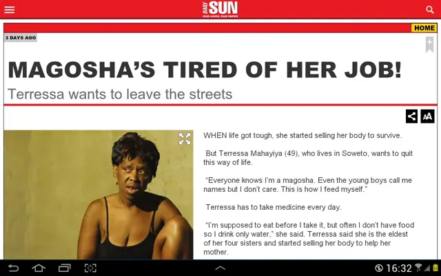 DailySun android App screenshot 0